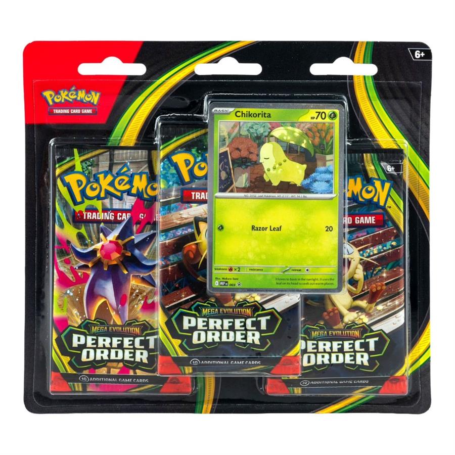 POKEMON TCG BLISTER 3-PACK PERFECT ORDER - ESP
