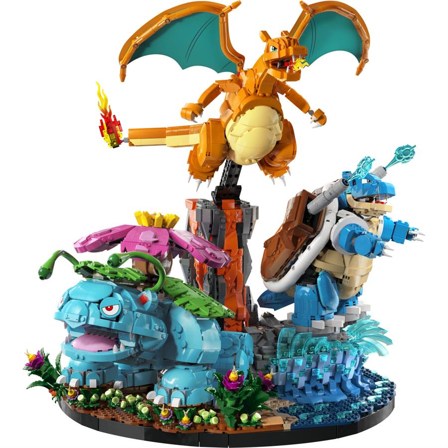 LEGO SET VENUSAUR CHARIZARD BLASTOISE