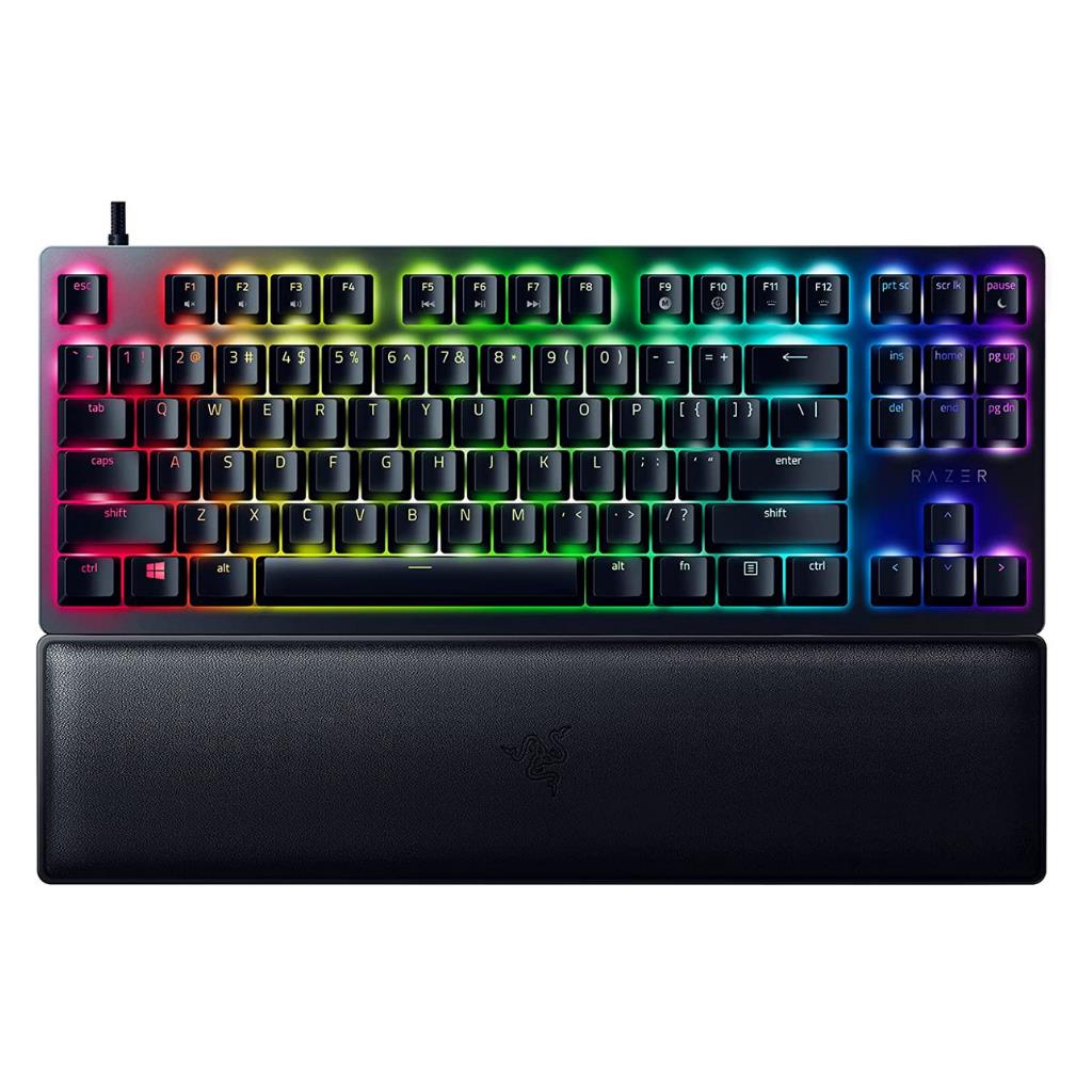 TECLADO RAZER HUNTSMAN V2 TKL BLACK - SW CLICKY PURPLE