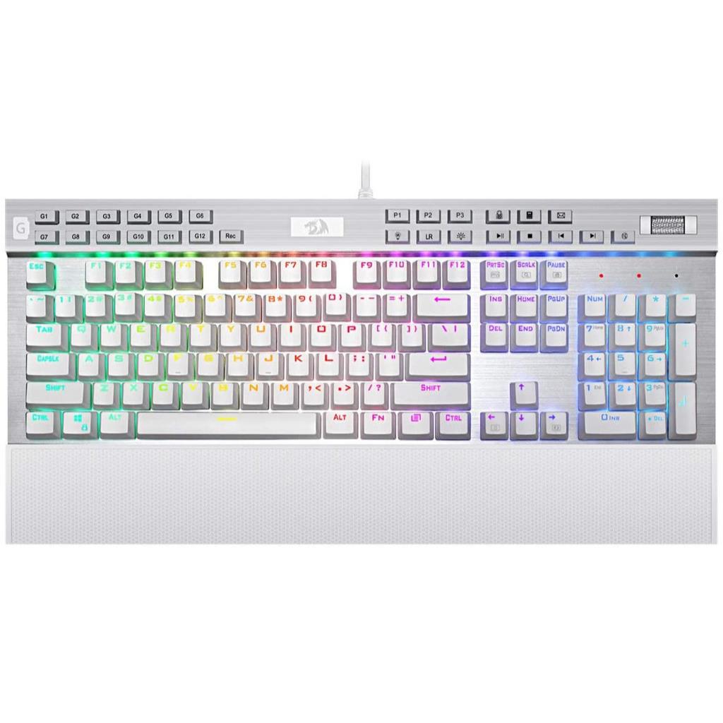 TECLADO MECANICO REDRAGON YAMA K550 - BLANCO
