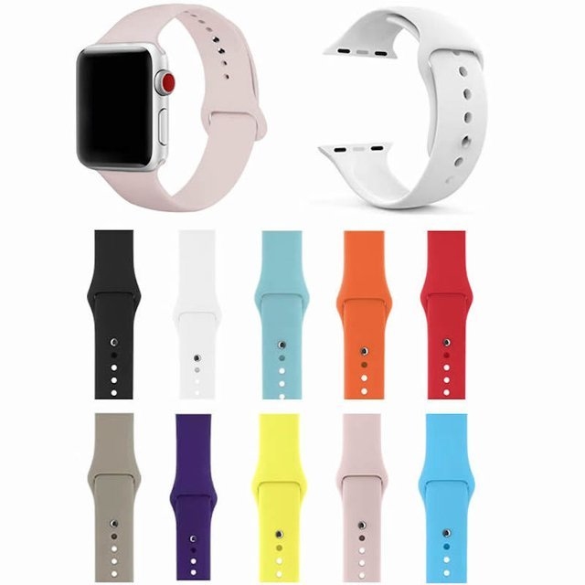 CORREA AJUSTABLE APPLE WATCH DE SILICONA