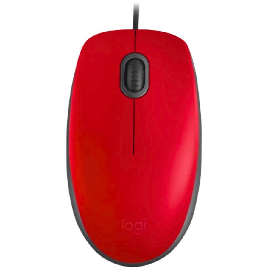 MOUSE LOGITECH M110 SILENT - ROJO