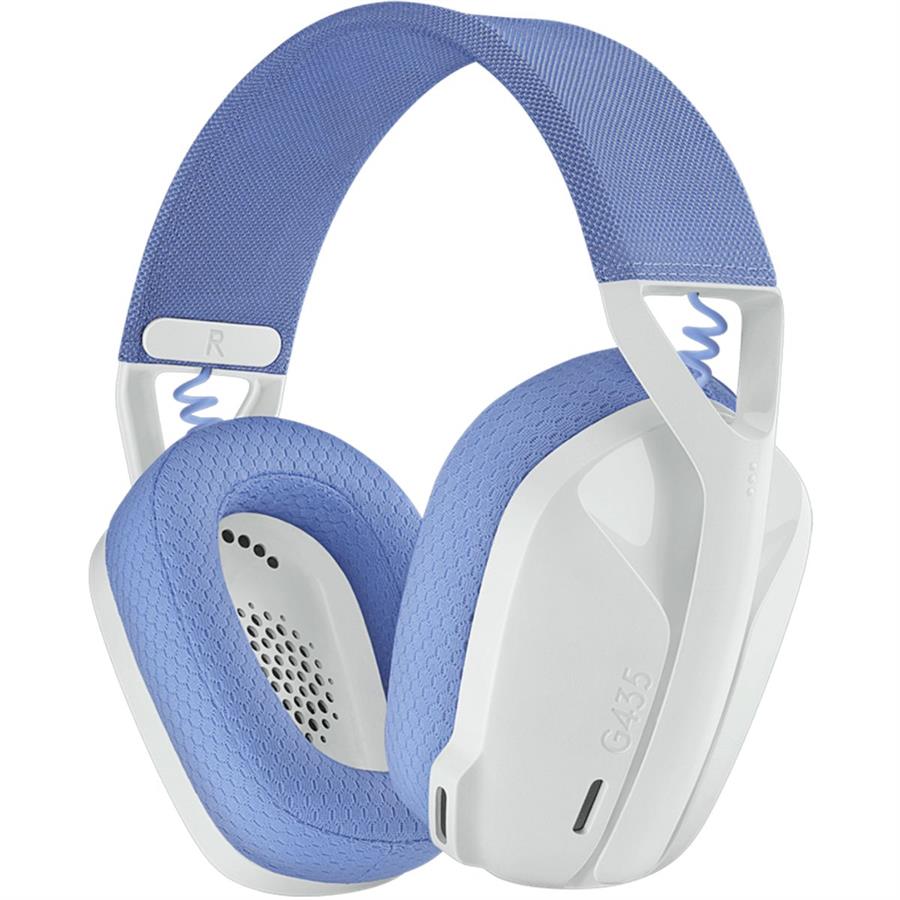 HEADSET LOGITECH G435 LIGHTSPEED - BLANCO CRUDO/LILA