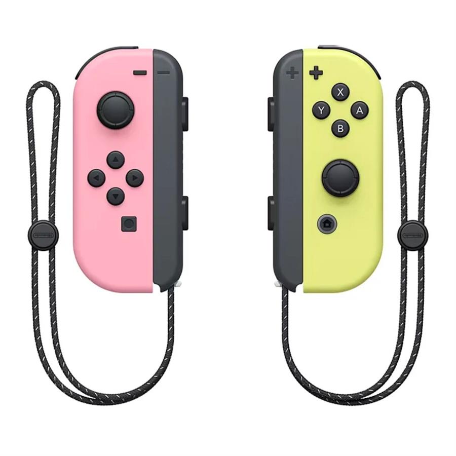 JOY-CON NINTENDO SWITCH - ROSA PASTEL Y AMARILLO PASTEL