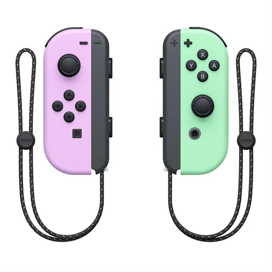 JOY-CON NINTENDO SWITCH - VIOLETA PASTEL Y VERDE PASTEL