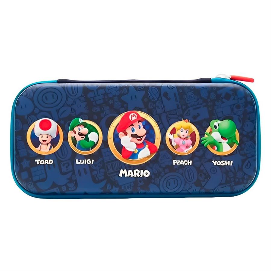 ESTUCHE PARA CONSOLA NINTENDO SWITCH POWERA - MUSHROOM KINGDOM