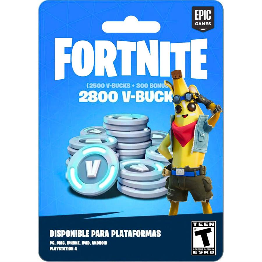 2400 V-BUKS - FORTNITE PAVOS