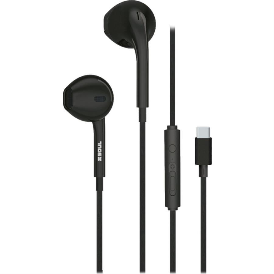 AURICULAR SOUL S389 MANOS LIBRES TIPO C - NEGRO
