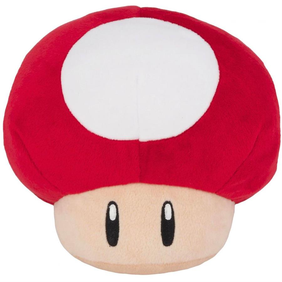 PELUCHE NINTENDO MUSHROOM RED - 16CM