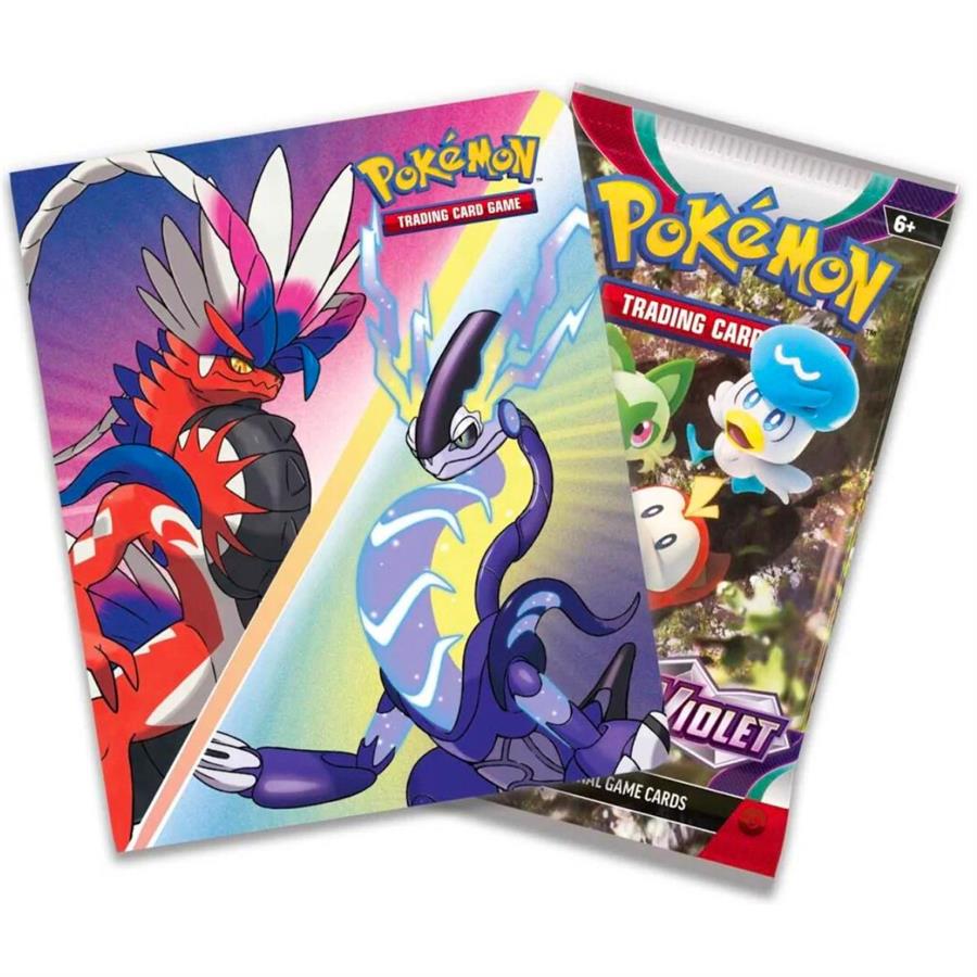 POKEMON TCG MINI PORTFOLIO + BOOSTER PACK SCARLET&VIOLET