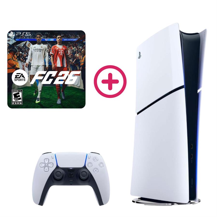 CONSOLA PS5 "SLIM" DIGITAL + FC 26 DIGITAL