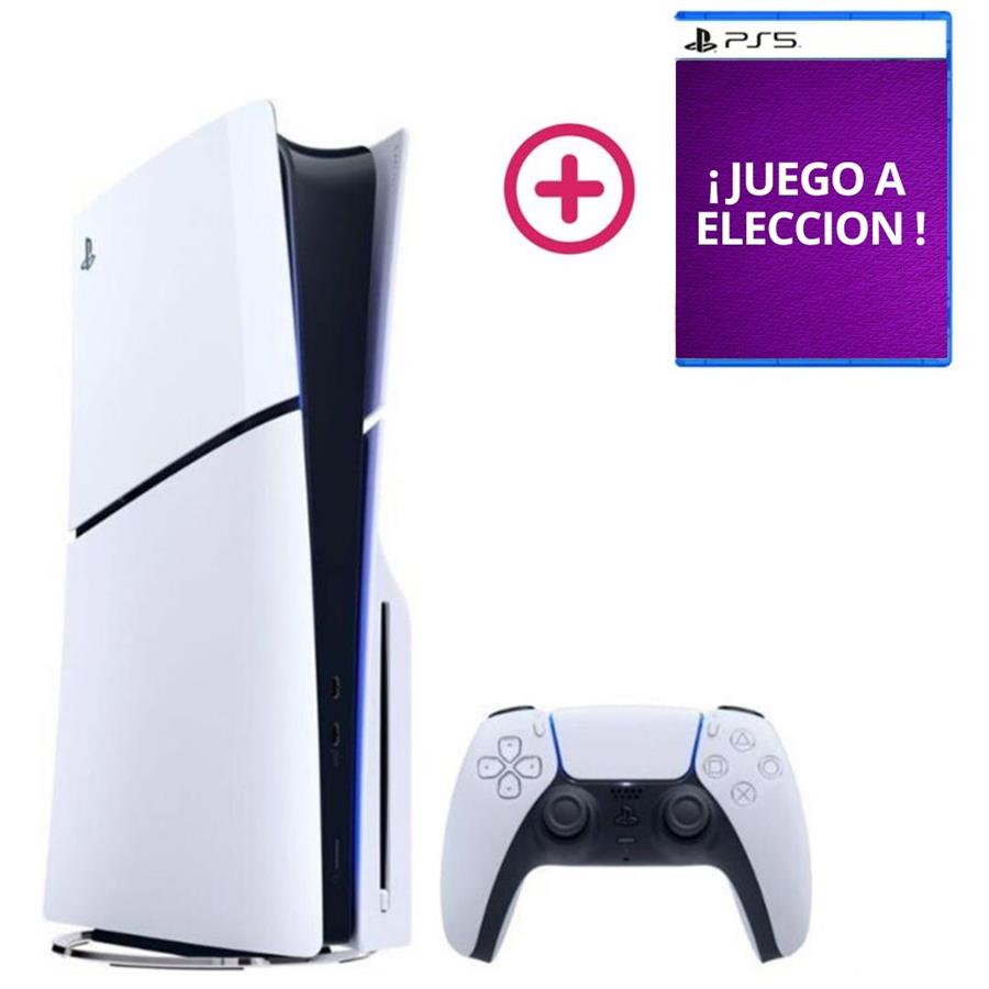 CONSOLA PS5 "SLIM" STANDARD + JUEGO A ELECCION