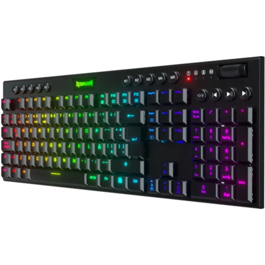 TECLADO MECANICO REDRAGON K619 HORUS - NEGRO SW RED