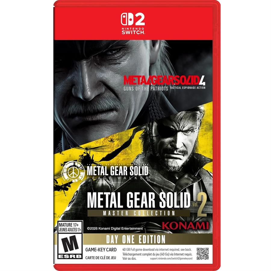 PREVENTA METAL GEAR SOLID MASTER COLLECTION VOL 2 - NINTENDO SWITCH 2 FISICO
