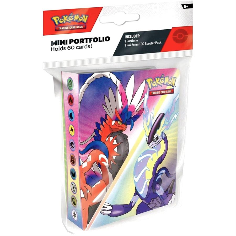 POKEMON TCG MINI PORTFOLIO + BOOSTER PACK SCARLET&VIOLET