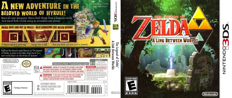 ZELDA LINK BETWEEN WORLD - NINTENDO 3DS FISICO SELLADO