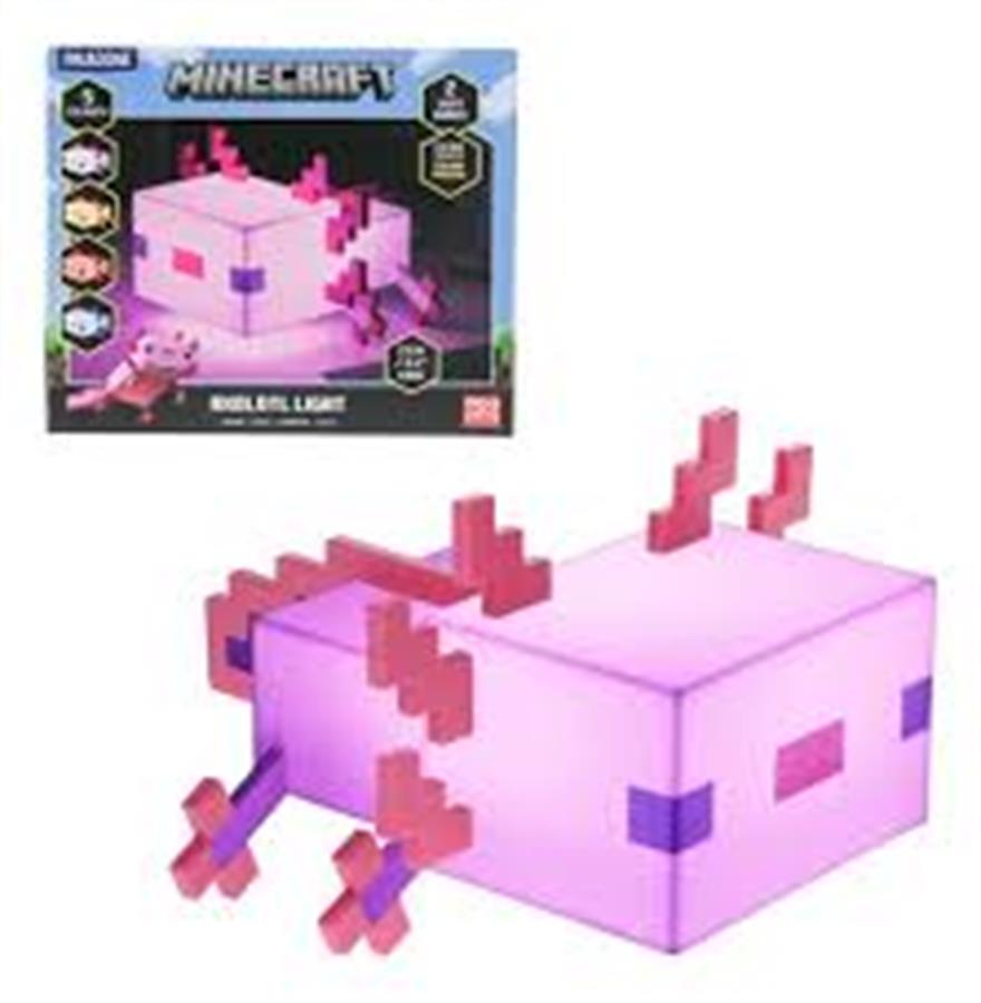 LAMPARA PALADONE MINECRAFT - AXOLOTL LIGHT