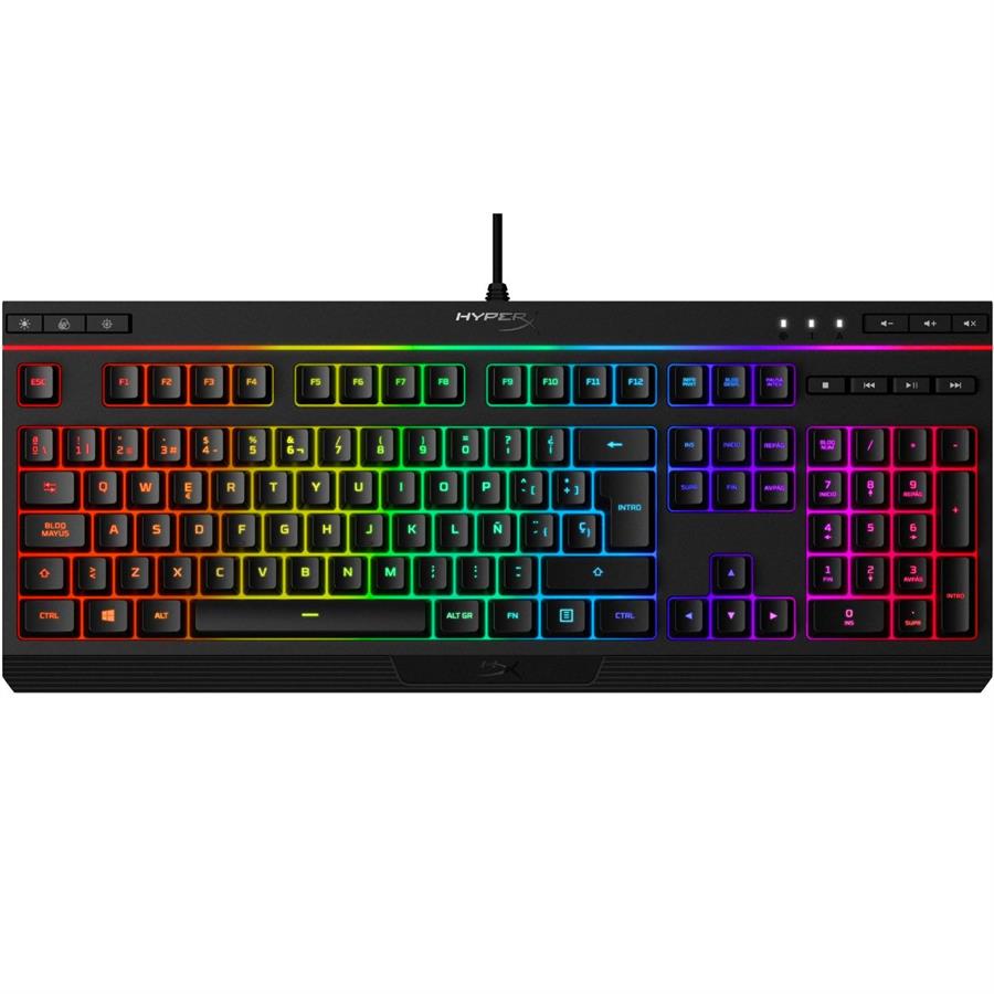 TECLADO MEMBRANA HYPERX ALLOY CORE RGB