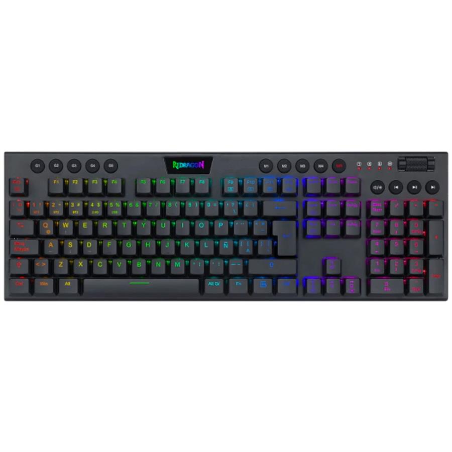 TECLADO MECANICO REDRAGON K619 HORUS - NEGRO SW RED
