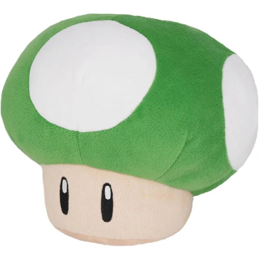 PELUCHE NINTENDO MUSHROOM GREEN - 16CM