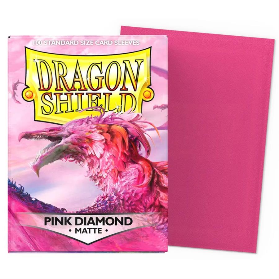 SLEEVES DRAGON SHIELD - PINK DIAMOND MATTE