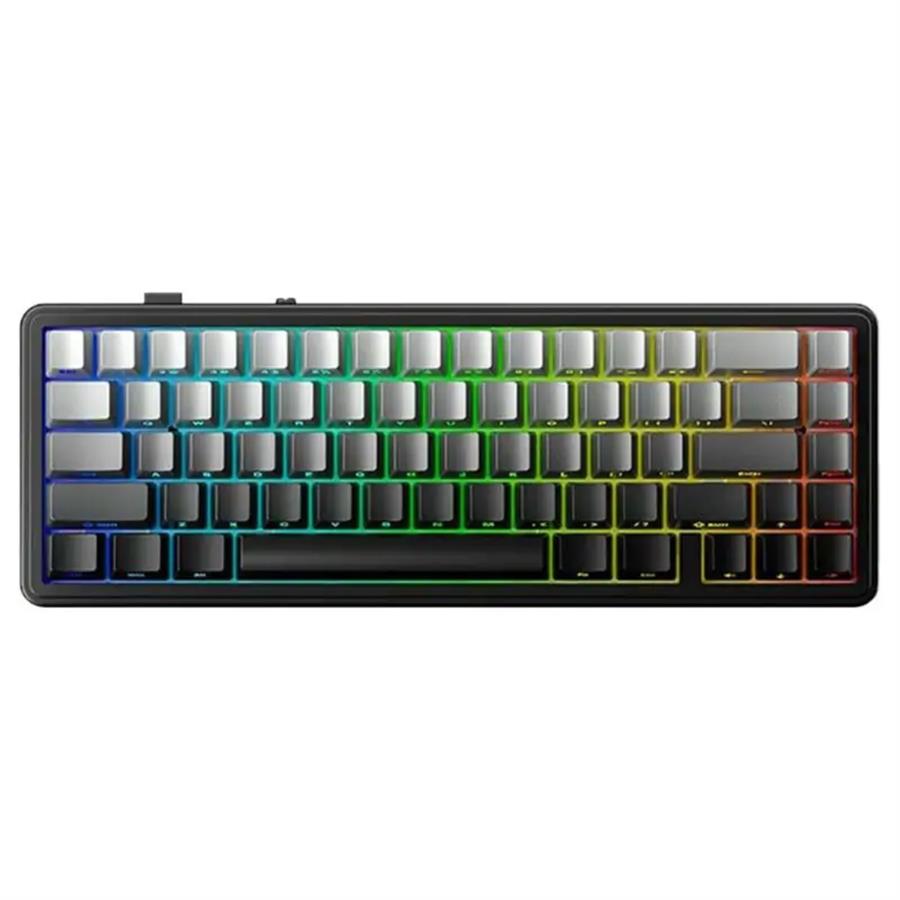 TECLADO AULA F65 BLACK DEGRADÉ WIRELESS 65% RGB SW GREYWOOD V3