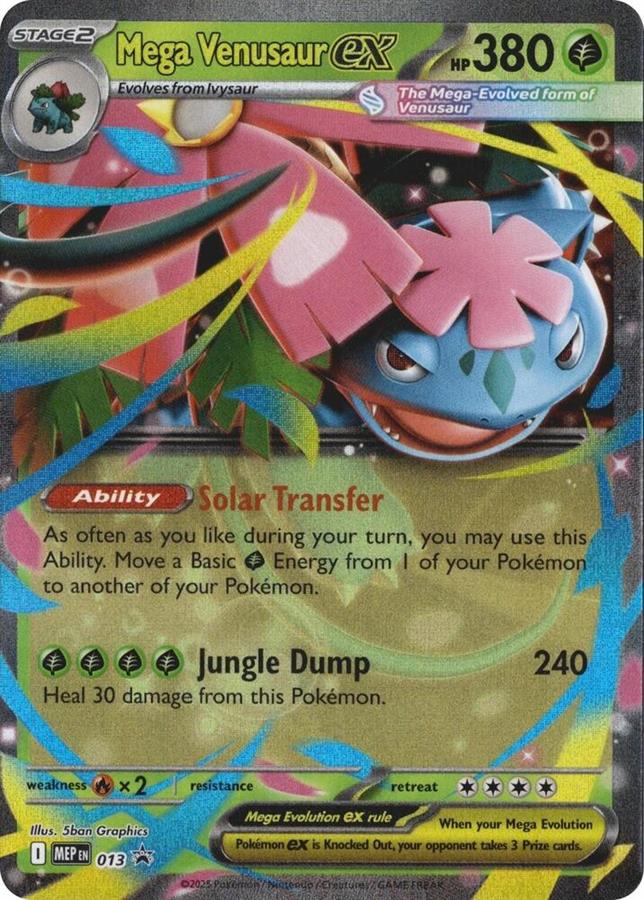 CARTA MEGA VENUSAUR EX - MEGA EVOLUTION PROMO