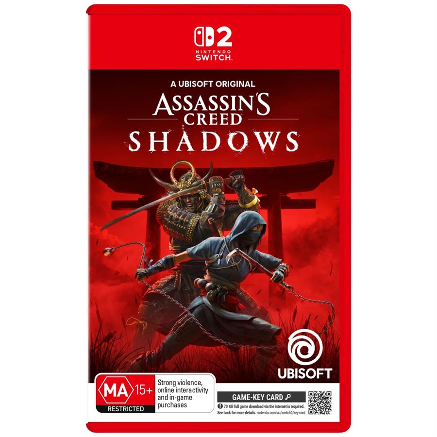 ASSASINS CREED SHADOWS - NINTENDO SWITCH 2 FISICO