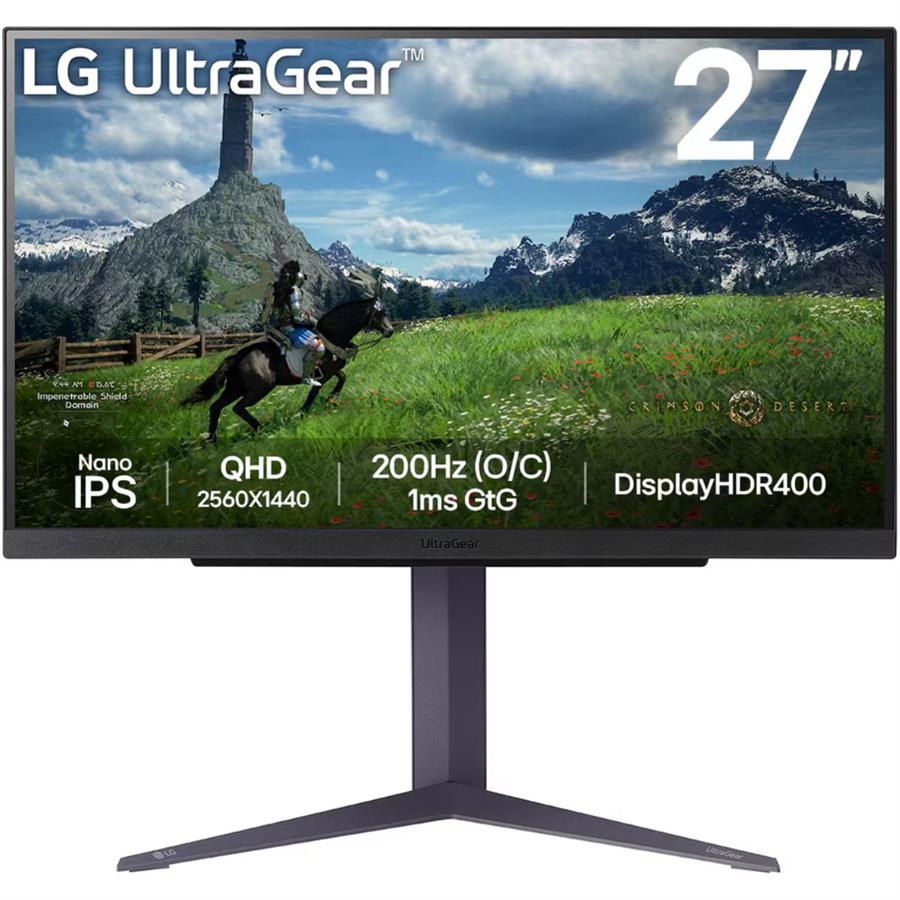 MONITOR LG GAMER 27” ULTRAGEAR 180Hz - 27GS85Q-B