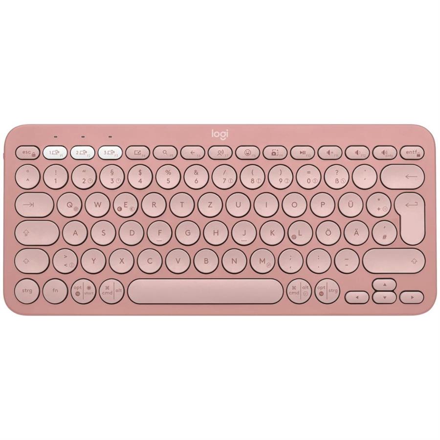 TECLADO INALAMBRICO LOGITECH PEBBLE KEYS 2 K380S - ROSA