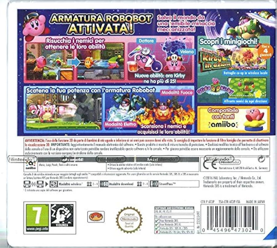KIRBY ROBOBOT - NINTENDO 3DS FISICO SELLADO