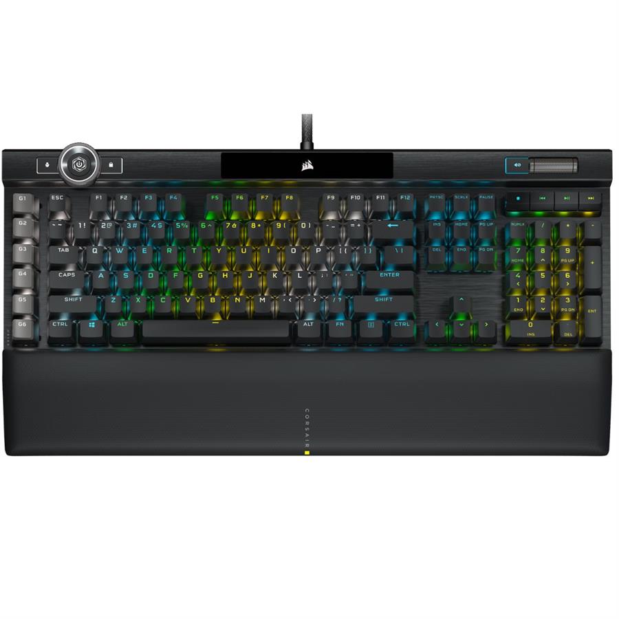 TECLADO CORSAIR K100 RGB MECANICO SWITCH CHERRY MX BLACK