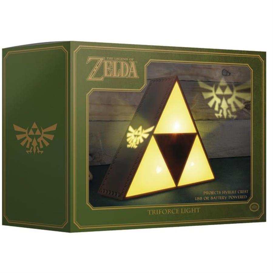 LAMPARA PALADONE THE LEGEND OF ZELDA TRIFORCE LIGHT