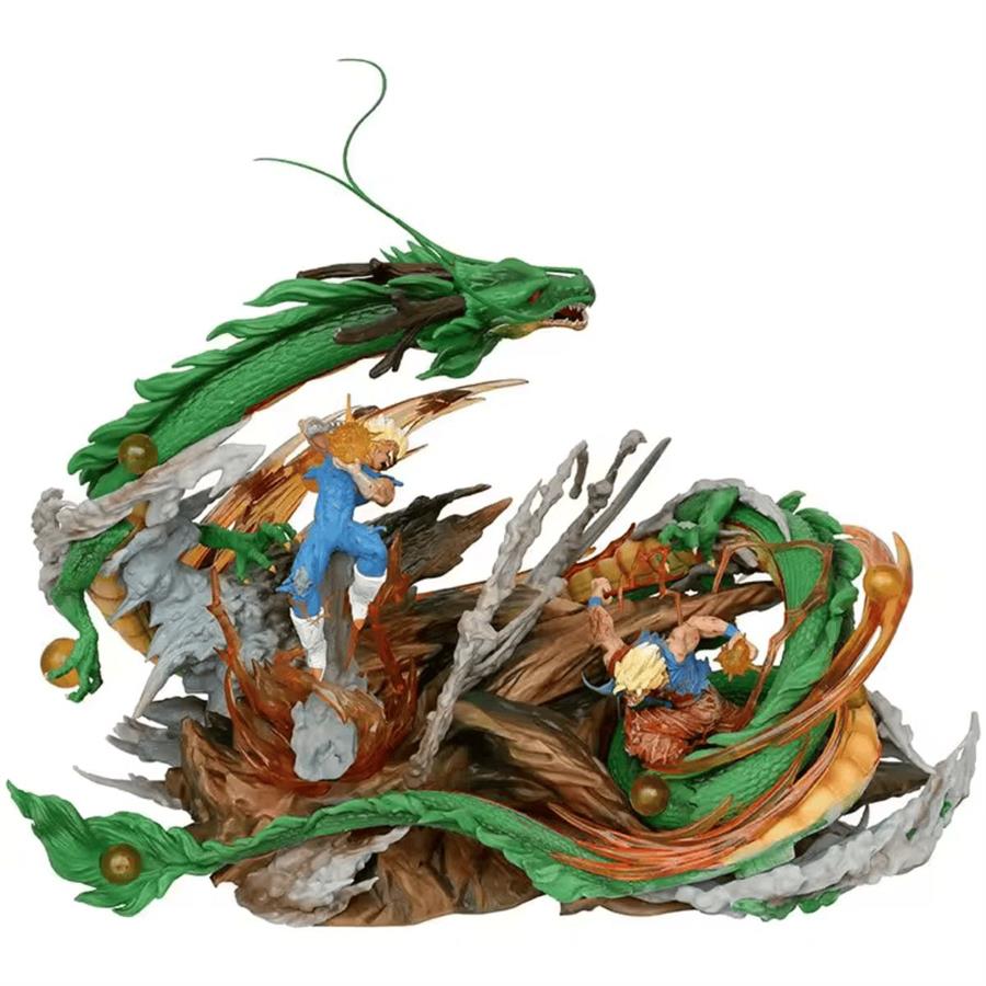 FIGURA GOKU VS VEGETA SHENLONG