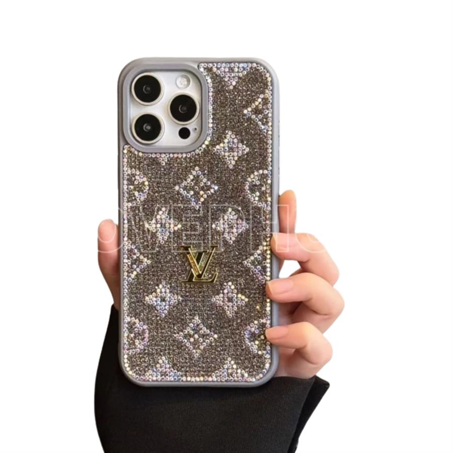 FUNDA PARA IPHONE - LV GLITTER