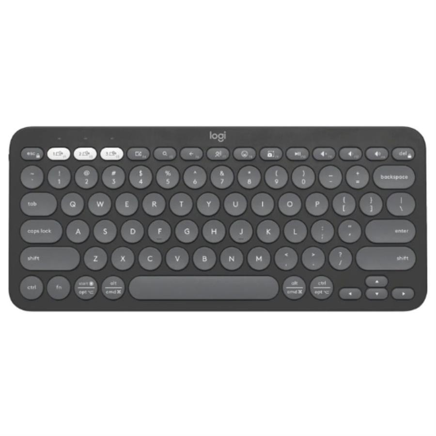 TECLADO INALAMBRICO LOGITECH PEBBLE KEYS 2 K380S - NEGRO