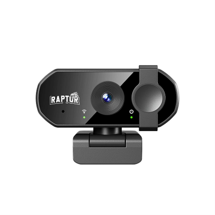 WEBCAM RAPTOR VISION 4K C/MICROFONO C/TAPA