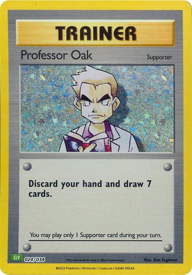 CARTA PROFESSOR OAK - CLASSIC COLLECTION