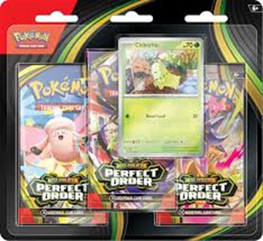 POKEMON TCG BLISTER 3-PACK PERFECT ORDER - ENG