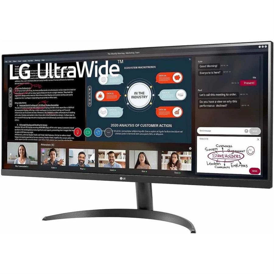 MONITOR LG 34” ULTRAWIDE 75Hz - 34WP500-B