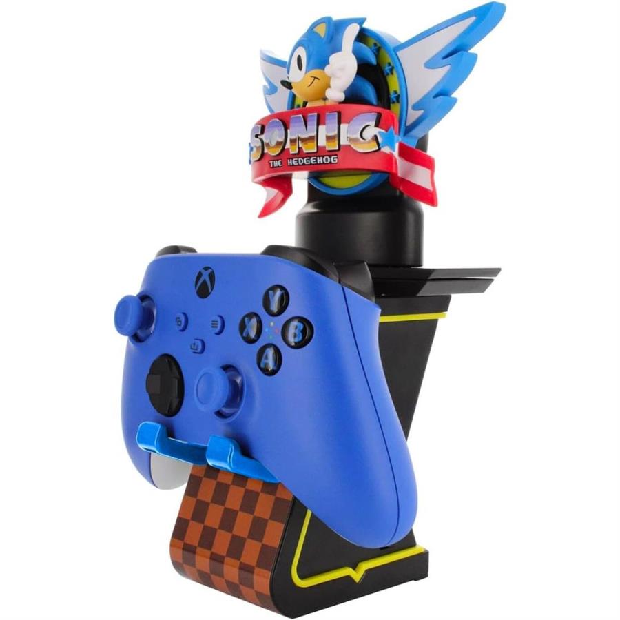 SOPORTE PARA JOYSTICKS/CELULARES CON LUZ LED CABLE GUYS - CLASSIC SONIC