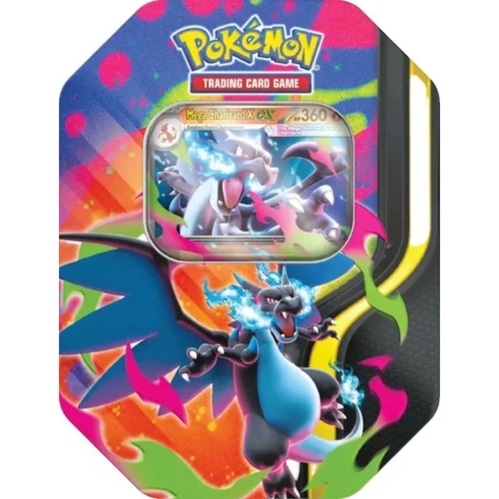 POKEMON TCG MEGA CHARIZARD X Y TIN - ENG