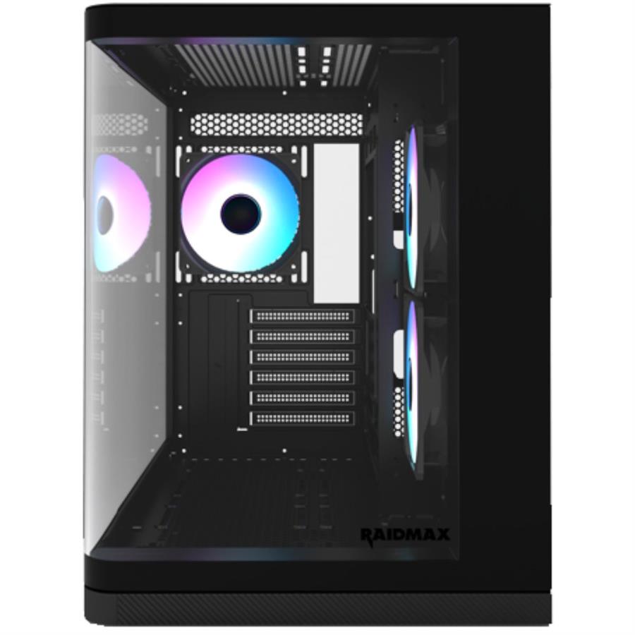 GABINETE RAIDMAX INFINITA i630 FISHTANK CURVED GLASS ARGB - BLACK