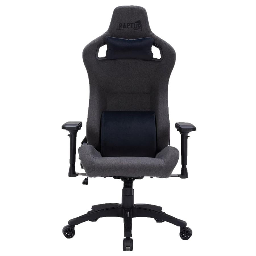 SILLA GAMER RAPTOR THRONE R20 TELA NEGRA