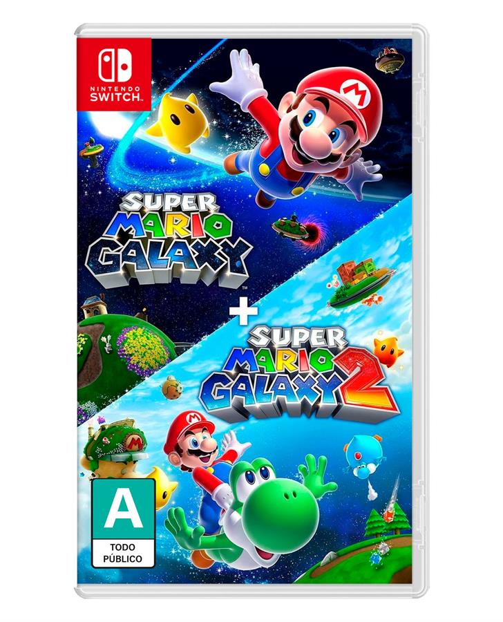SUPER MARIO GALAXY 1 + 2 - NINTENDO SWITCH FISICO