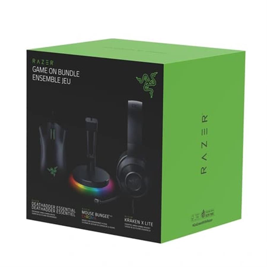 COMBO RAZER GAME ON BUNDLE MOUSE + AURICULAR + BUNGEE