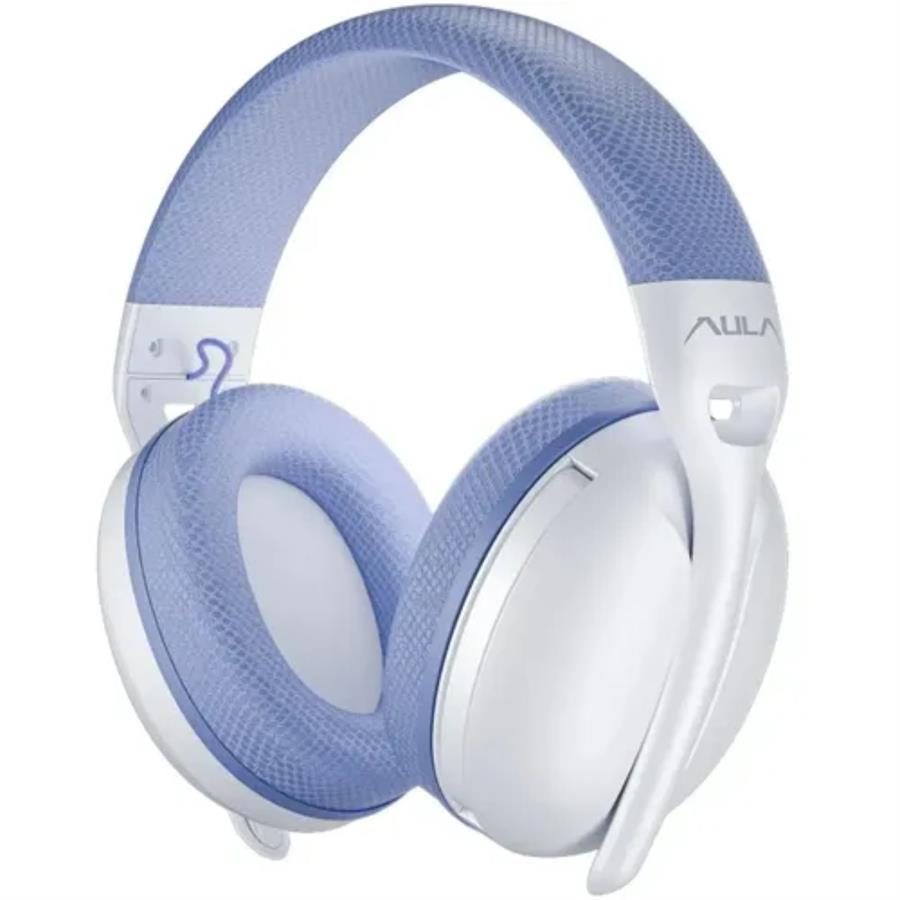 AULA S6 AZUL AURICULAR INALAMBRICO USB BLUETOOTH  ULTRALIGEROS 180GR