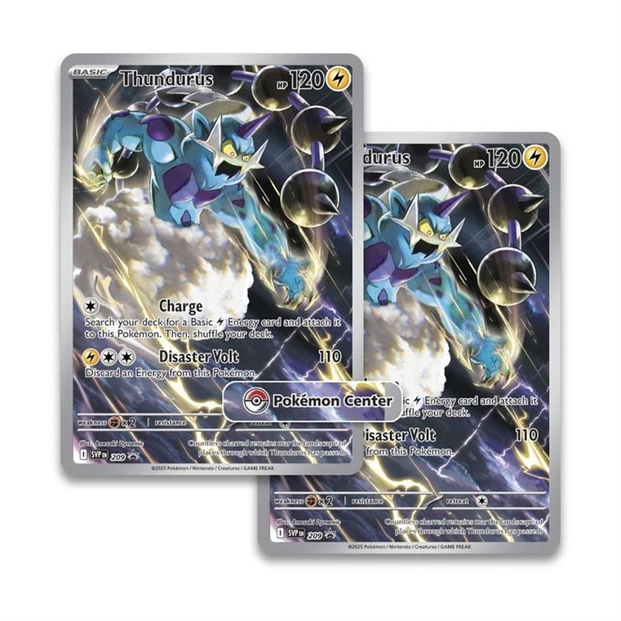 POKEMON  TCG CARTA PROMO THUNDURUS BLACK BOLT ETB