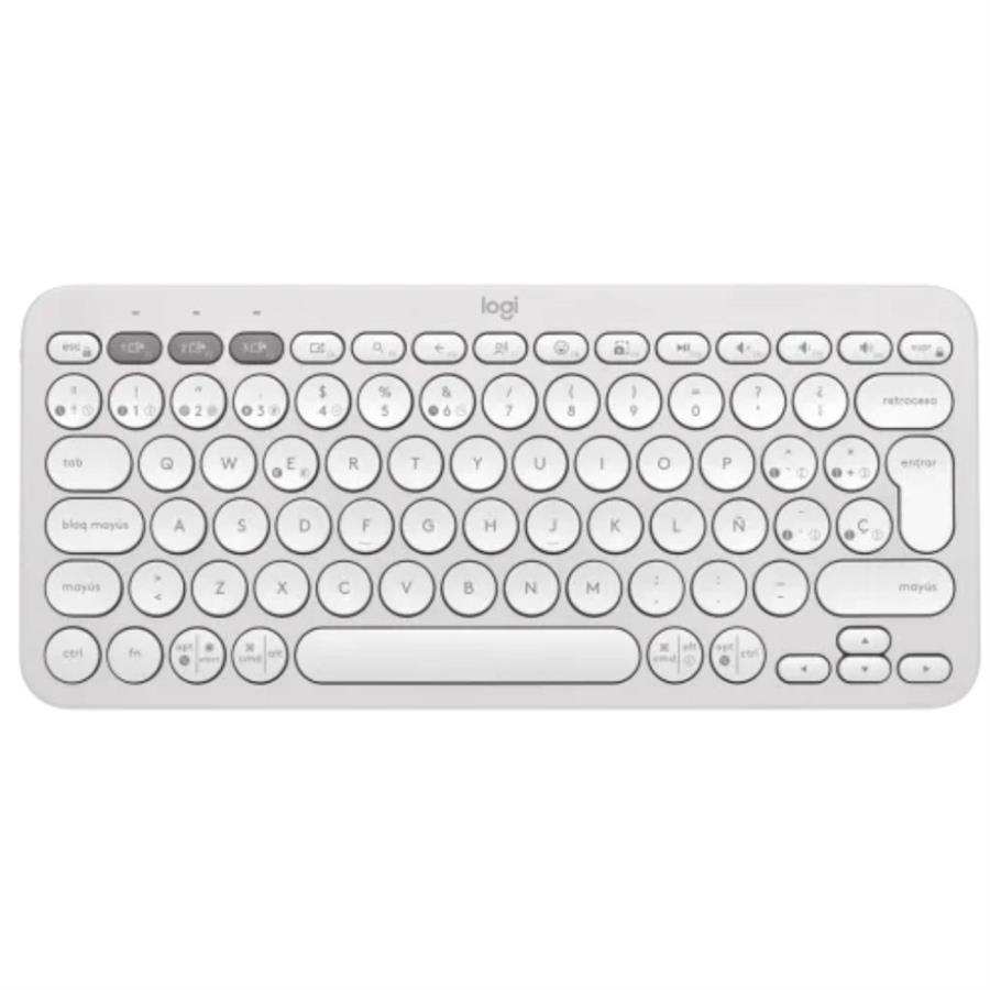 TECLADO INALAMBRICO LOGITECH PEBBLE KEYS 2 K380S - BLANCO