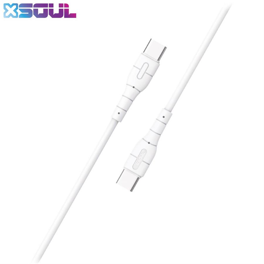 CABLE CARGADOR SOUL CLASSIC TIPO C/TIPO C 60W - 2MT